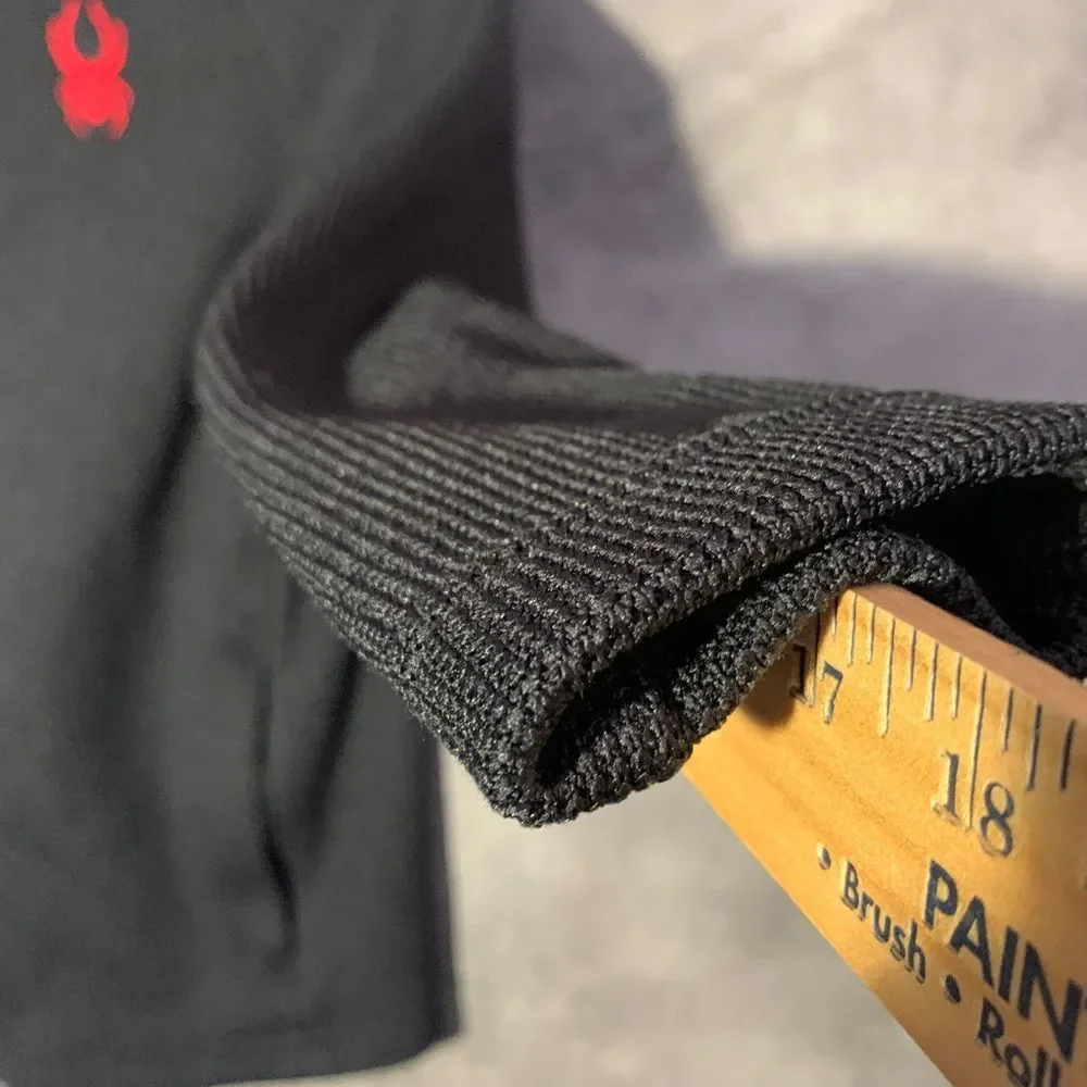 Spyder Black Jacket with Red Accents Boys Sz 10/12